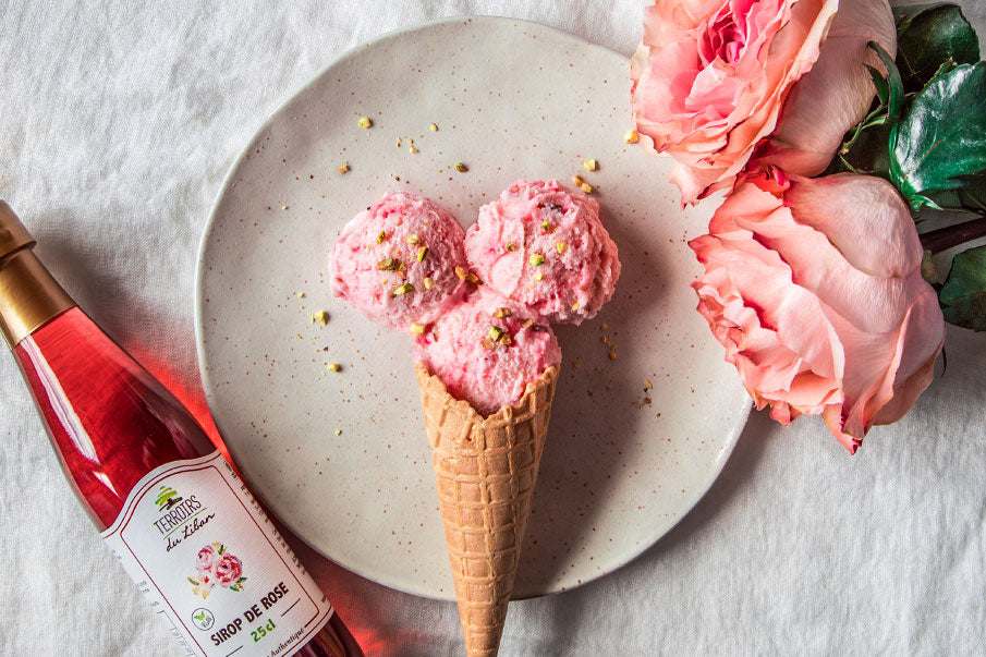 Rose Syrup Ice Cream – Terroirs du Liban - EU