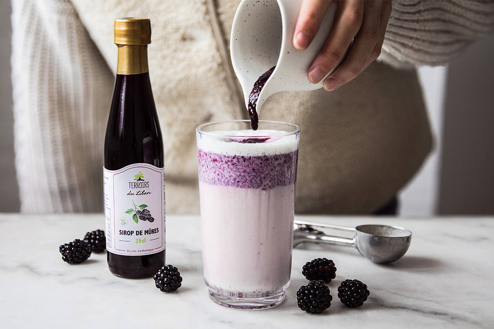 Vanilla Milkshake with Mulberry Syrup – Terroirs du Liban - EU