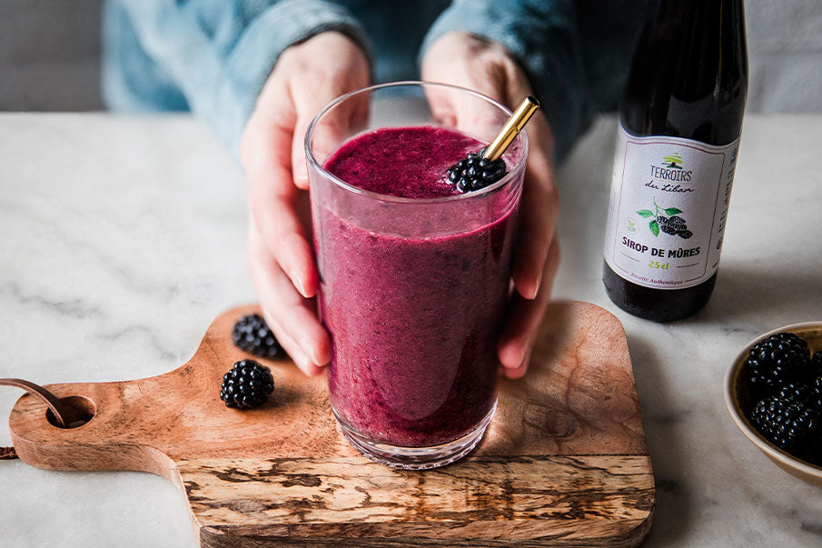 Feel Good Mulberry Syrup Smoothie – Terroirs du Liban - EU
