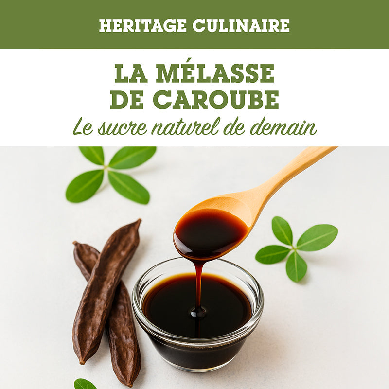 Carob Molasses, the natural sugar of tomorrow !