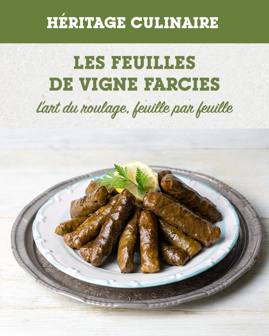 Stuffed Vine Leaves: From Art to the Tables of the Levant