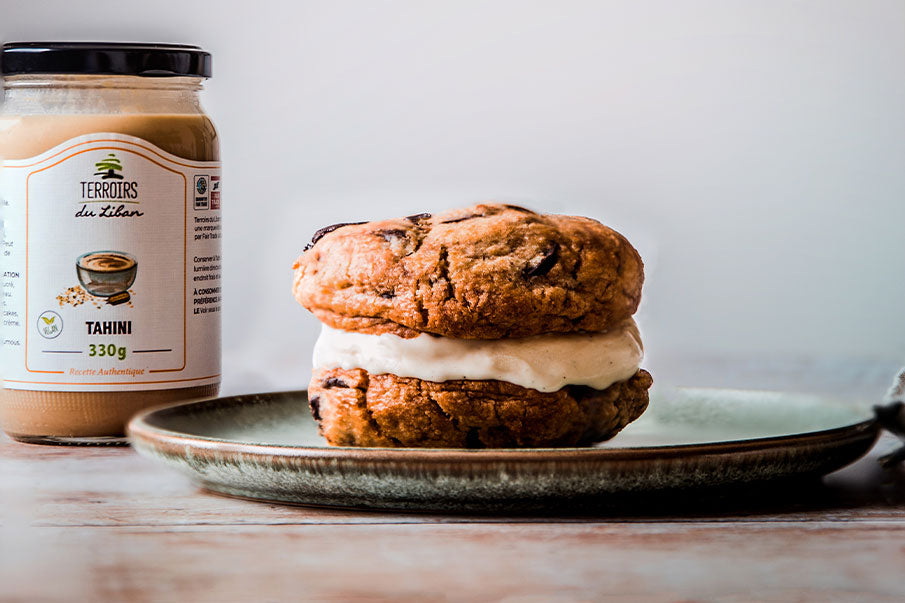 Chocolate &amp; Tahini Ice Cream Cookies &ndash; Terroirs du Liban - EU
