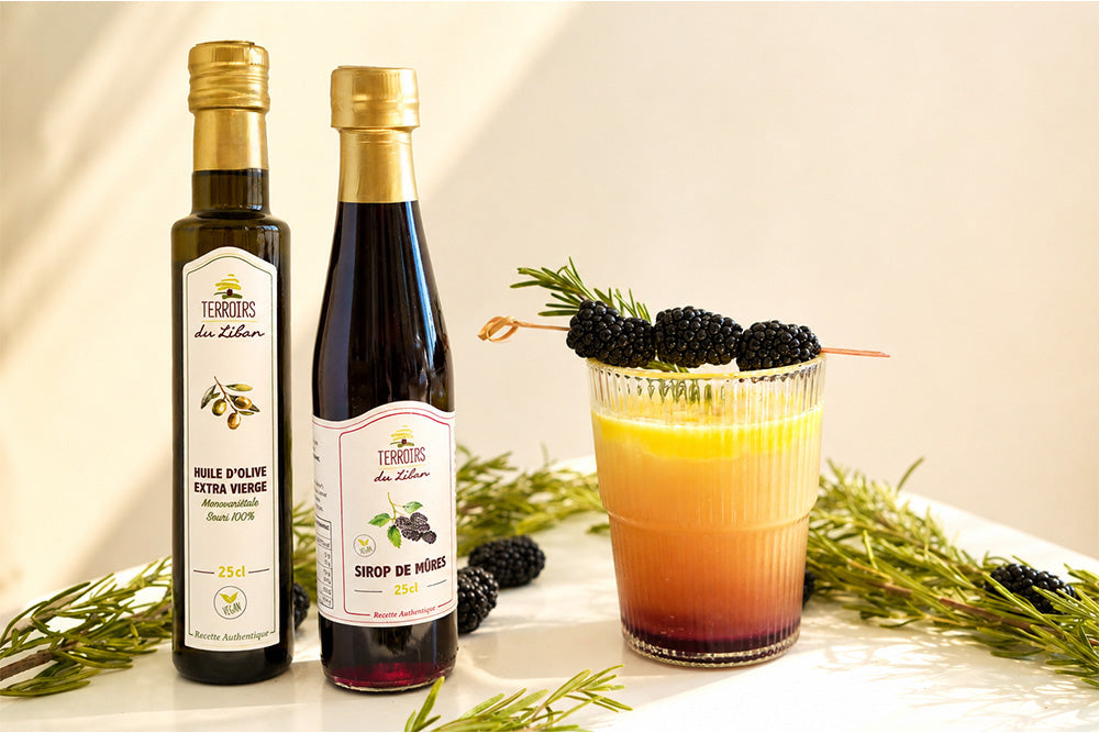 Olive Oil Mulberry Iced Tea