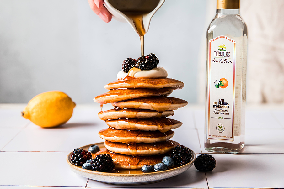 Pancakes with Orange Blossom Water – Terroirs du Liban - EU