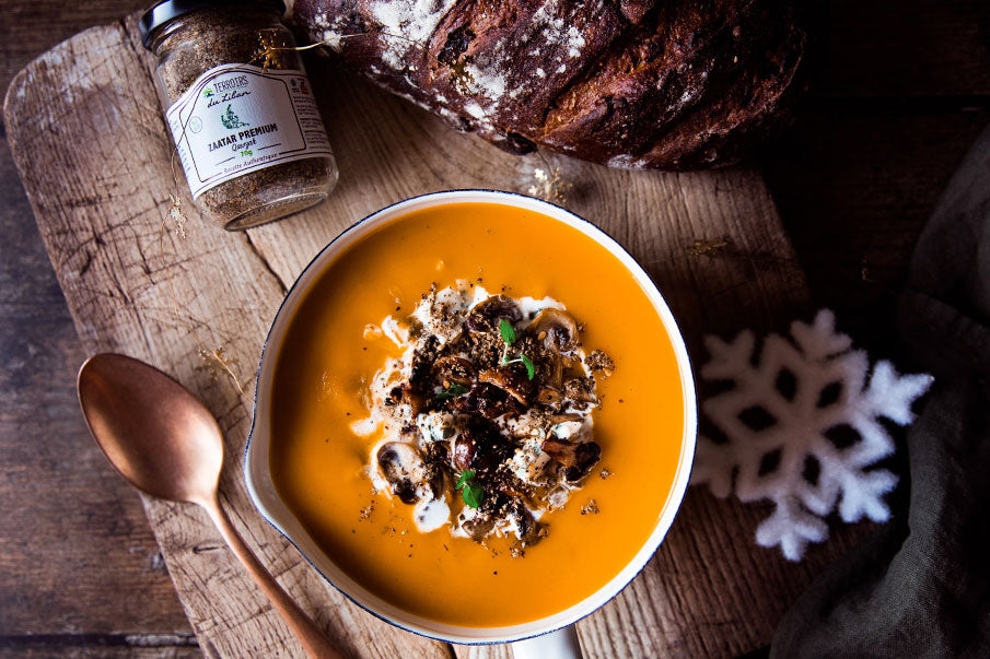 Creamy Winter Vegetable & Zaatar Soup – Terroirs du Liban - EU