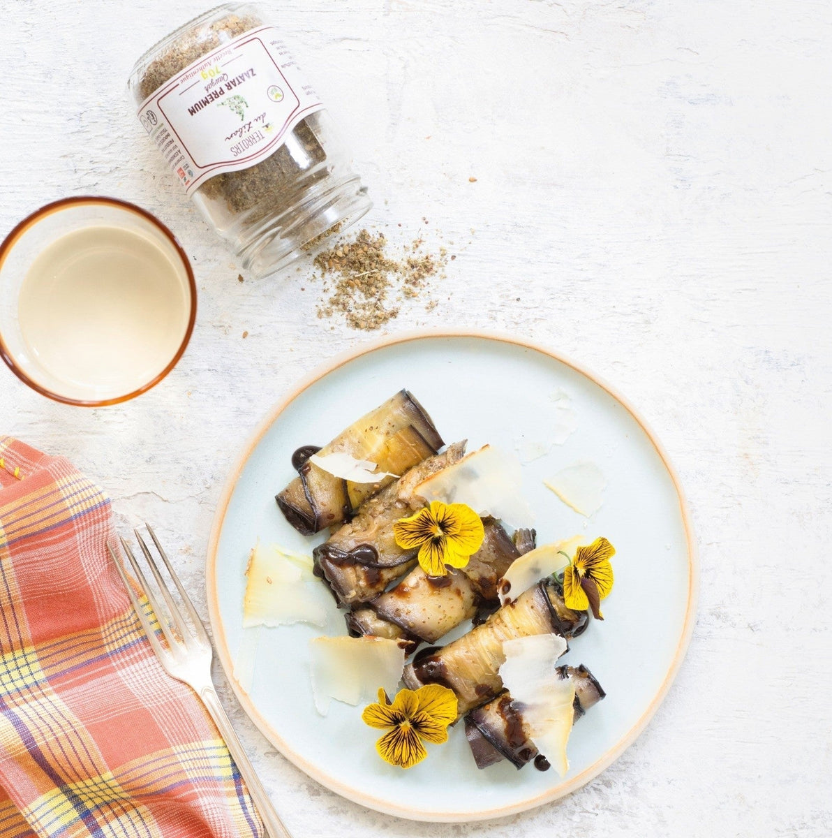 Eggplant Cannelloni with Cheese and Pomegranate Molasses – Terroirs du Liban - EU