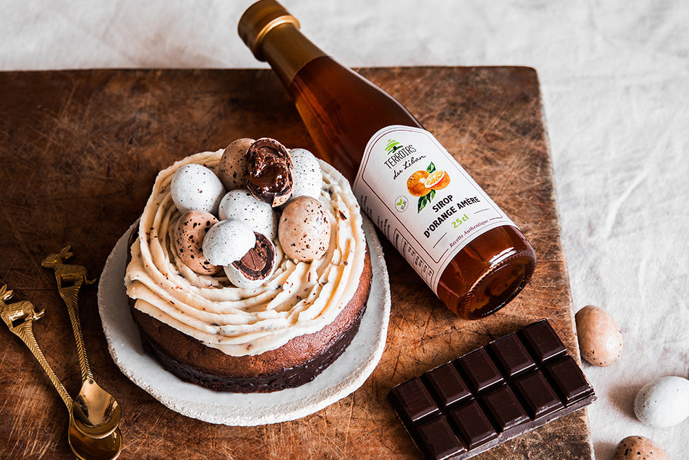 Chocolate Easter Nest with Bitter Orange Syrup – Terroirs du Liban - EU