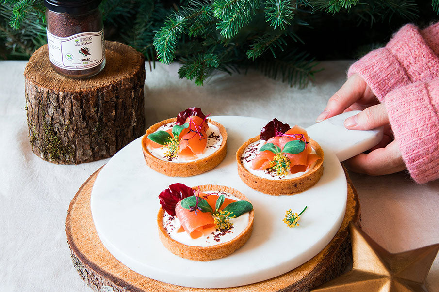 Smoked Salmon Tartlets with Sumac – Terroirs du Liban - EU
