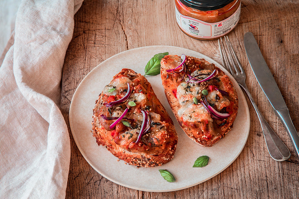 Bruschettas : Moussaka & Mozzarella