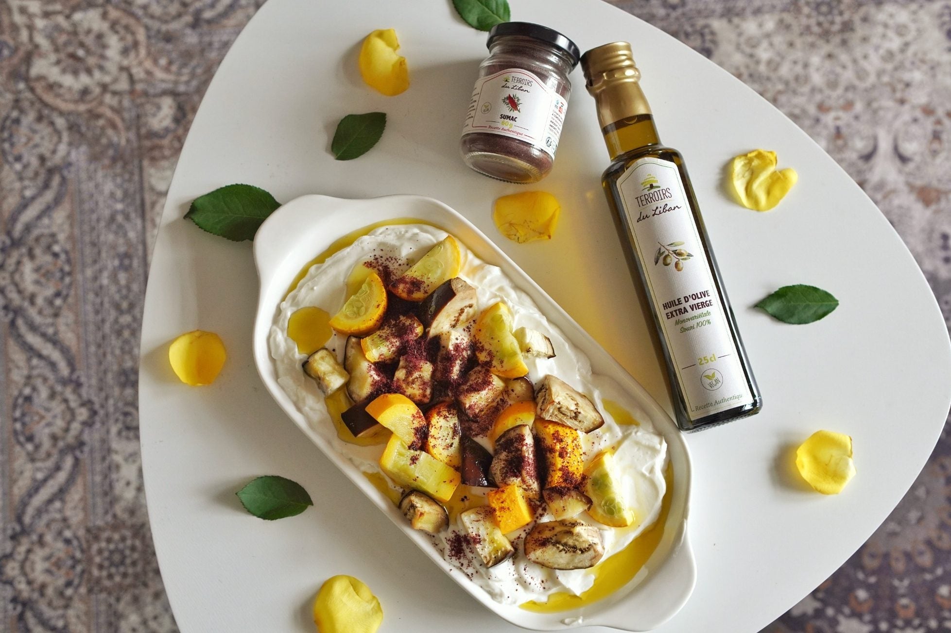 Summer Bowl: Labneh with Sumac & Olive Oil
