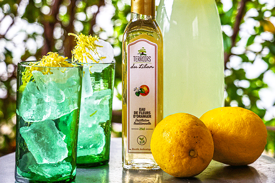 Orange Blossom & Rose Water Lemonade