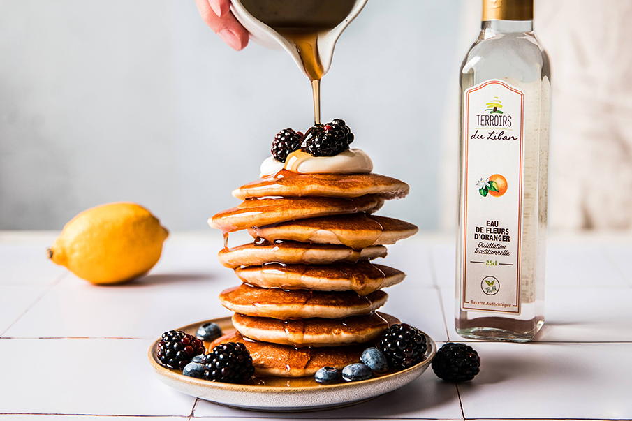 Pancakes with Orange Blossom Water