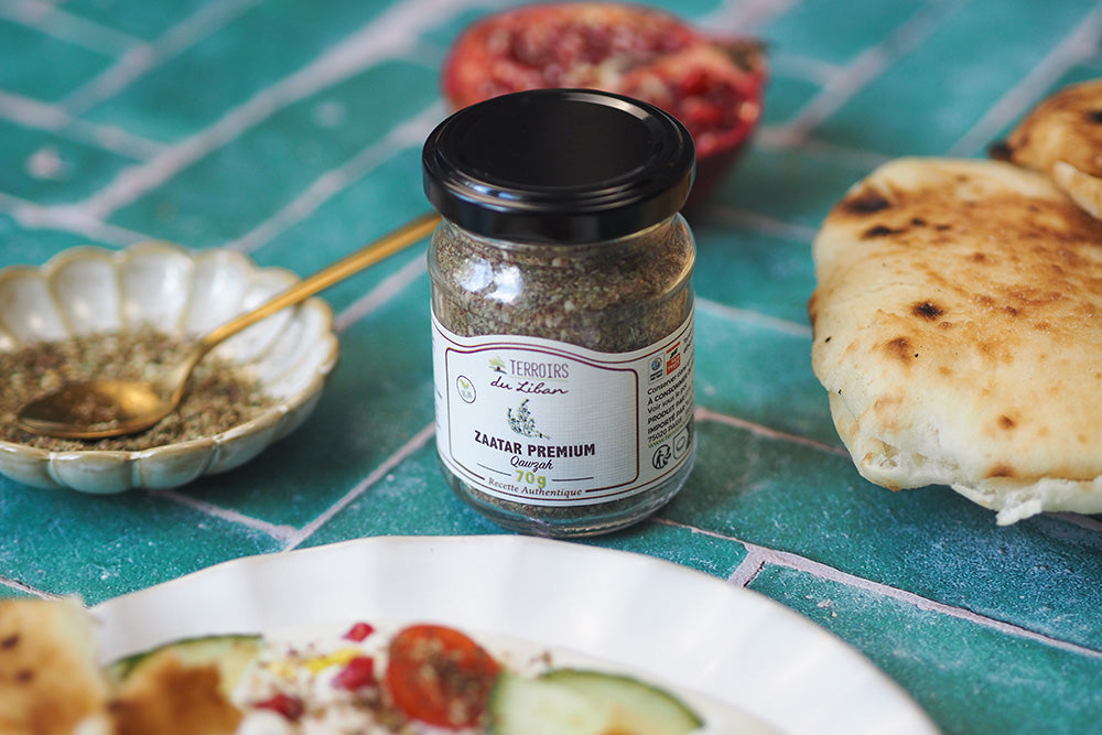Aperitif with Zaatar, Labneh & Olive Oil