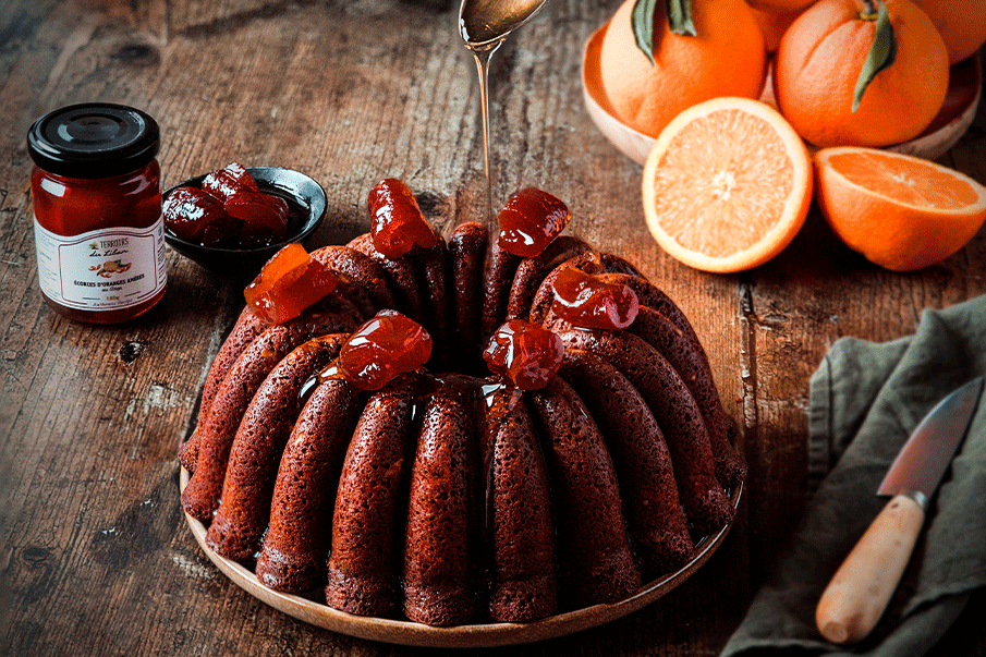 Chocolate & Bitter Orange Peel Bundt Cake