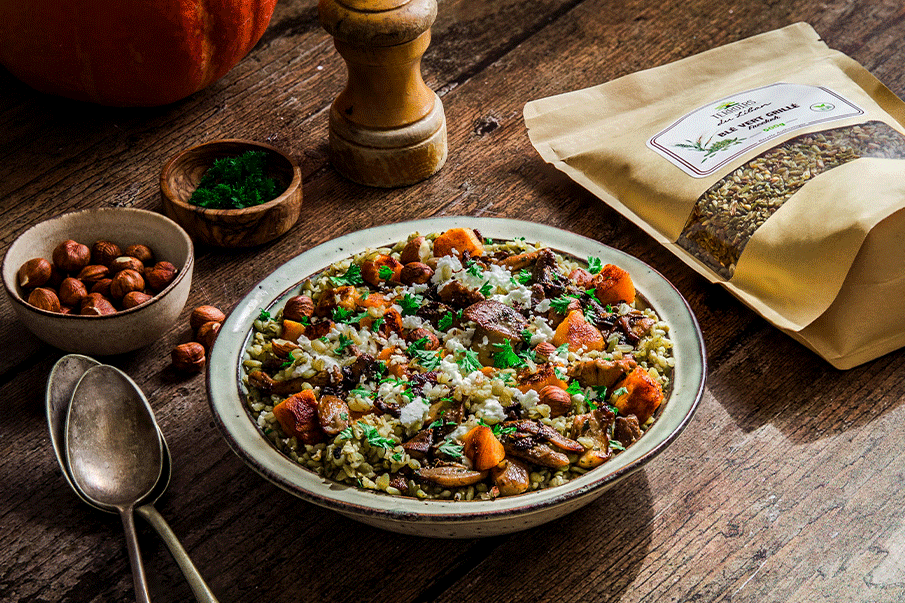 Freekeh & Pumpkin Gratin