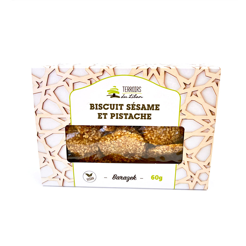Biscuits Sésames et Pistache: Barazek  