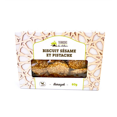 Biscuits Sésames et Pistache: Barazek  