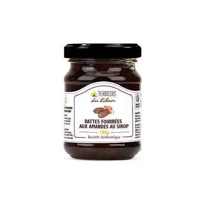 Dates with Almonds in Syrup