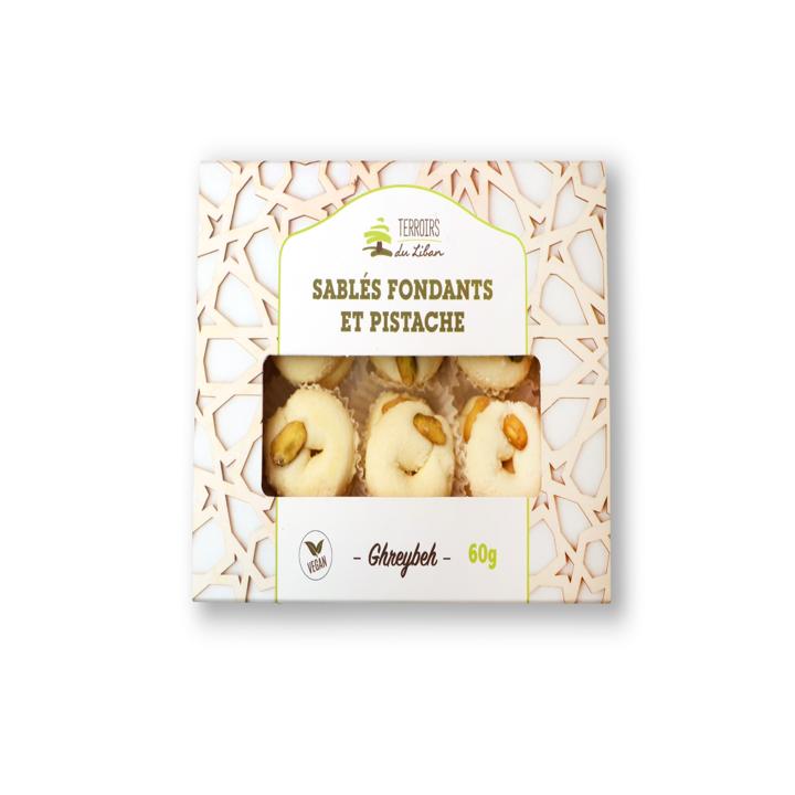 Shortbread Cookie with Pistachio: Ghreybeh