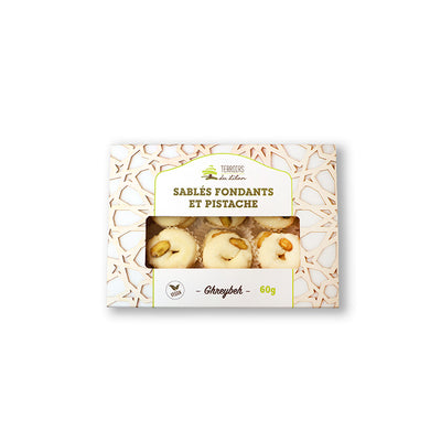Sablés Fondants et Pistache: Ghreybeh