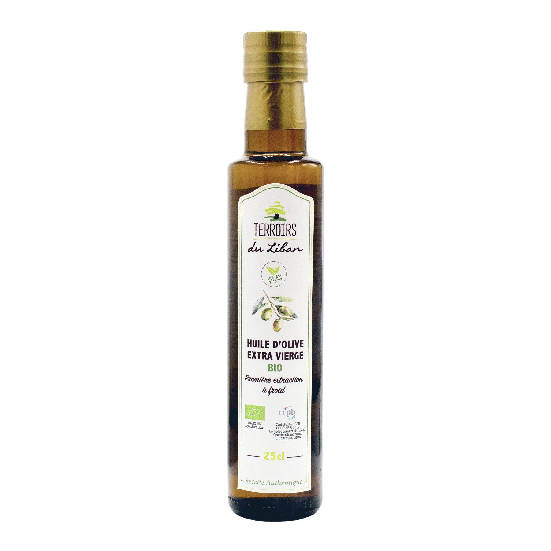 Huile d'Olive Extra Vierge Bio – Terroirs du Liban - EU