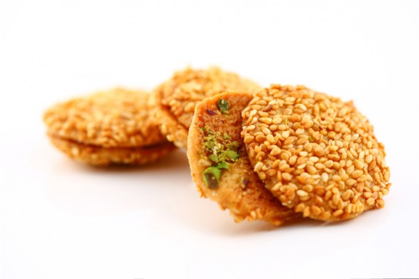 Biscuits Sésames et Pistache: Barazek  